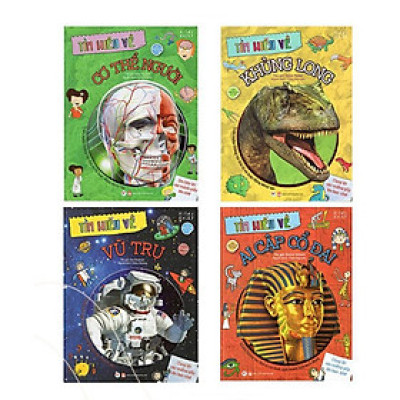 Combo Bộ Sách Kiến Thức Khoa Học Lật Mở - Khám Phá  ( Bộ 4 Cuốn)