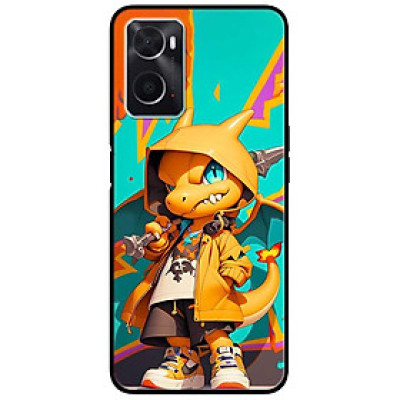 Ốp lưng cho Realme 9i - 10 - C20 - C67 - C65 4G - C11 2021 - Poco X6 5G - Rồng Vàng Mắt Xanh - Hàng Chính Hãng