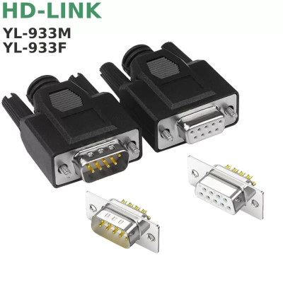 Đầu hàn COM DB9 chân đồng vỏ ốp nhựa dẻo HD-Link 933F 933M. HÀNG CHÍNH HÃNG !!!