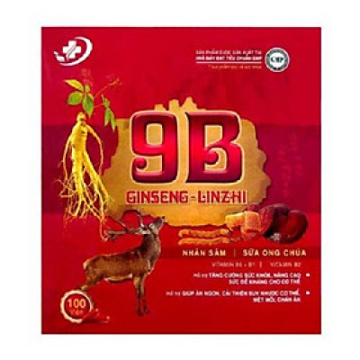 Vitamin 9B With Ginseng bổi bổ cơ thểm tăng cường sức đề kháng (Hộp 100 viên)