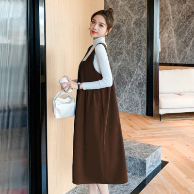 ĐẦM BẦU  VÁY BẦU CÔNG SỞ  YẾM THỜI TRANG SOCOLA MẶC ĐƯƠC 2 MĂT TRƯỚC SAU không kèm áo  thun