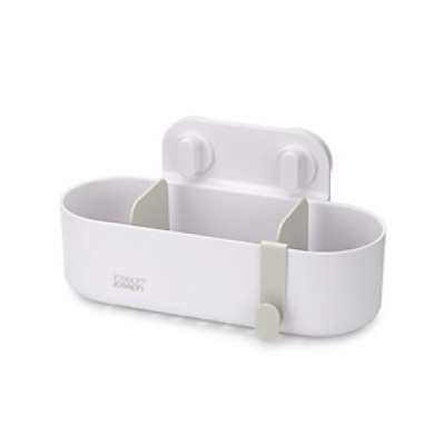 Kệ để đồ nhà tắm Joseph Joseph Duo (White) gắn tường tiện dụng, dễ dàng tháo lắp - 006346