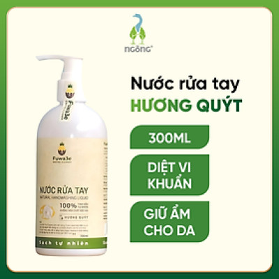Nước Rửa Tay Fuwa3e Hương Quýt Diệt Khuẩn Dưỡng Ẩm Da An Toàn Cho Bé Chai 300ml