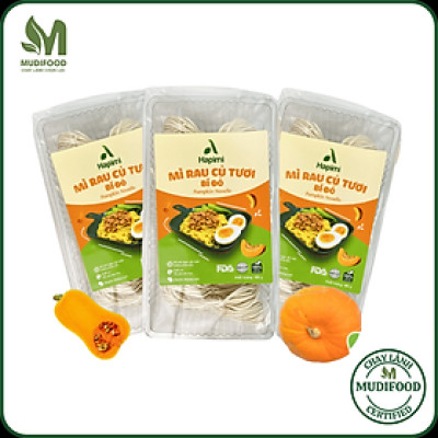 Mì Bí Đỏ Hapimi 180g - Thực Phẩm Bổ Sung Dinh Dưỡng Cho Cả Gia Đình, Ăn Chay, Healthy, Eatclean