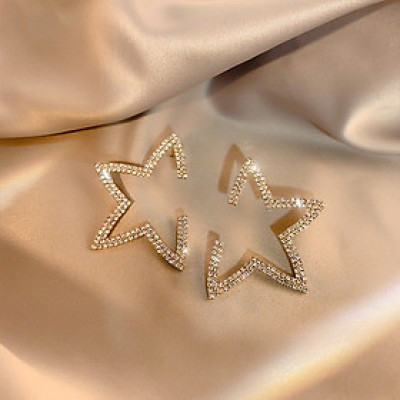 Khuyên tai thời trang nữ sành điệu Ngôi sao Star đá