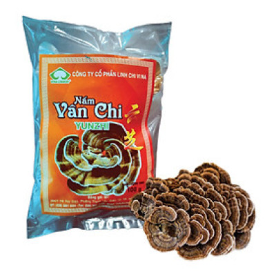 Nấm Vân Chi - Nguyên tai - Gói 100g - Linh Chi Vina 