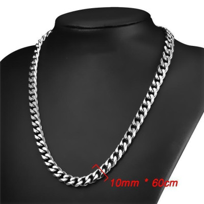 Dây chuyền nam titan thời trang rẻ đẹp thép không gỉ lặc xéo cao cấp trangsucpt cỡ 7mm PTDCNA157