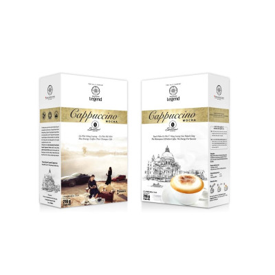 Cà Phê Trung Nguyên Legend Cappuccino Mocha – Hộp 12 Gói – Cà Phê Vị Mocha Ngọt Đắng, Đậm Đà