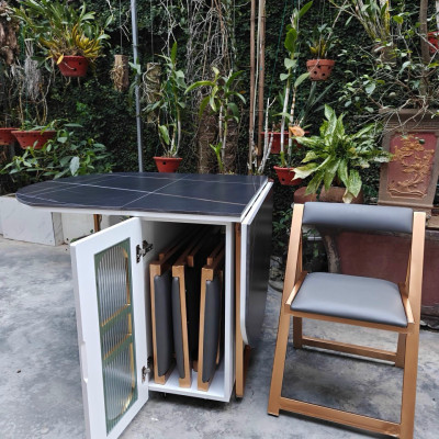 Bộ bàn ăn thông minh Juno Sofa gấp gọn tiện dụng giá tận xưởng 