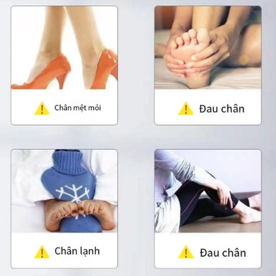 Thảm Massage Bàn Chân Xung Điện Trị Liệu EMS Giúp Lưu Thông Khí Huyết