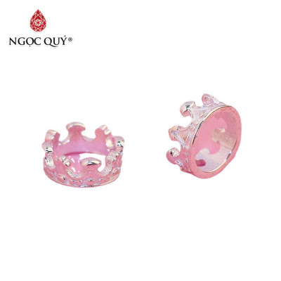 Charm bạc chặn hạt vương miệng - Ngọc Quý Gemstones