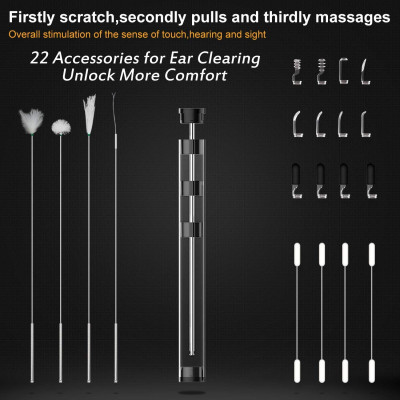 Dụng Cụ Lấy Ráy Tai Thông Minh Cảm Biến Bebird Camera Nội Soi Không Dây WiFi 6 Đèn LED và HD 1080P 2Megapixels