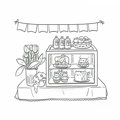 Sách Tô Màu Chữa Lành - Ở Tiệm Bánh Ngày Mai + Ở Tiệm Bánh Mùa Thu - AZ