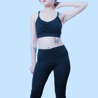 Quần Lửng Thể Thao LMcation Larry - Màu Đen