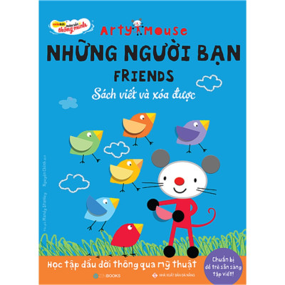 Sách- Artymouse - Những Người Bạn (Sách viết và xóa được)