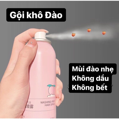 Phụ kiện nhà tắm _Dầu gội đầu khô dạng xịt cấp tốc chai 150ml , không cần dùng nước , không bết dính , không dầu , giúp tóc bồng bềnh ,mềm mượt hương thơm dịu nhẹ , phù hợp với người bận rộn , nhỏ gọn dễ mang theo mọi nơi 