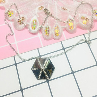 Dây chuyền, vòng cổ EXO logo đính đá 