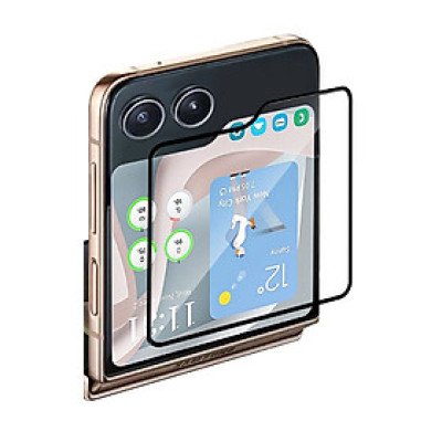 Dán kính cường lực cho Samsung Galaxy Z Flip 5 Full màn hình phụ nano bền, đẹp, chống vân tay tốt hiệu Kuzoom -hàng chính hãng