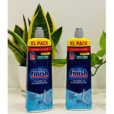 Combo 2 chai nước làm bóng bát chén finish 800ml dùng cho máy rửa bát (800mlx2=1.600ml)