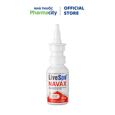 LiveSpo Navax Dung Dịch Vệ Sinh Tai Mũi Họng Chai 20ml