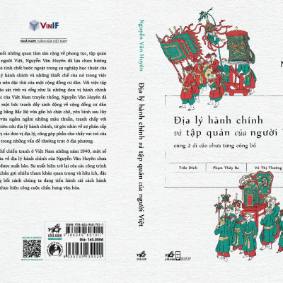 Sách - Địa lý hành chính và tập quán của người Việt cùng 2 di cảo chưa từng công bố (Nguyễn Văn Huyên) - Nhã Nam Official