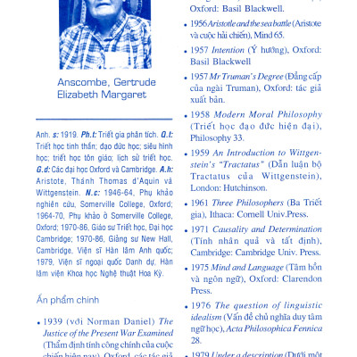 100 Triết Gia Tiêu Biểu Thế Kỷ XX