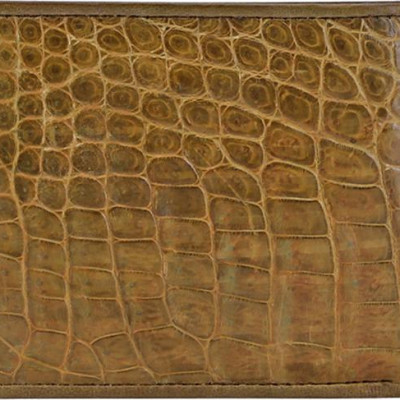 Bộ Ví & Thắt Lưng Nam Da Cá Sấu Huy Hoàng HT2252-HT4274 (23 x 11,5 cm) - Rêu