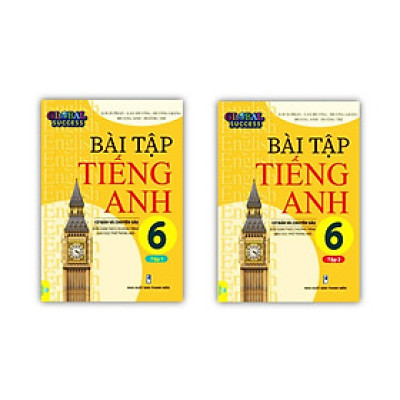 Sách - Combo Bài Tập Tiếng Anh 6 tập 1 + 2 Cơ Bản Và Chuyên Sâu (Biên soạn theo chương trình GDPT mới Global Success)