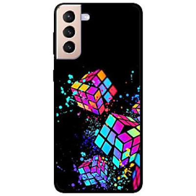 Ốp lưng dành cho Samsung S21 - S21 Plus - S21 Ultra mẫu Khối Cubic Đủ Màu
