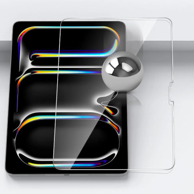 Miếng dán màn hình kính cường lực cho iPad Air 13 inch M2 2024/ iPad Air6 M2 11 inch 2024 hiệu Pro Glass (mỏng 0.2 mm, vát cạnh 2.5D, chống trầy, chống va đập - hàng nhập khẩu