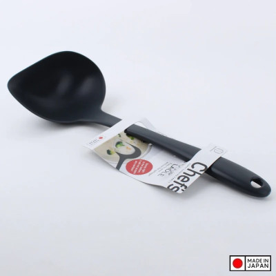 Muôi múc canh Echo Metal, làm từ nylon cao cấp có tráng phủ lớp Ion bạc kháng khuẩn với khả năng chịu nhiệt từ -20℃ ~ 200℃ - nội địa Nhật Bản 