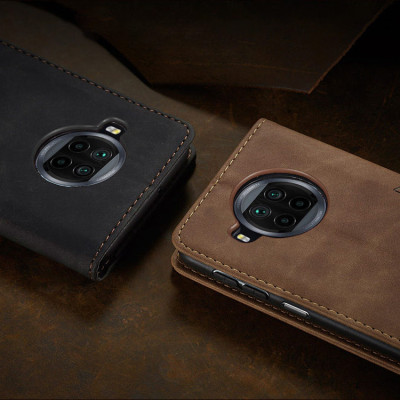 Bao da thật dạng ví cho Xiaomi Mi 10T Lite Chính Hãng Caseme có ngăn đựng thẻ - Hàng Nhập Khẩu