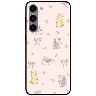 Ốp lưng cho Samsung S21 FE - S23 - S23 Plus - S24 - S24 Ultra - Nơ Và Thỏ - Hàng Chính Hãng