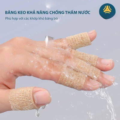 COMBO 2 CUỘN Băng vải quấn bảo vệ ngón chân giảm ma sát, chống chai sần khi mang giày - Giao Màu Ngẫu Nhiên