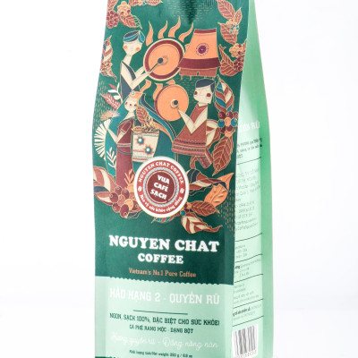 Cà phê xay nguyên chất HẢO HẠNG 2 Premium Coffee No. 2 phong cách Ý hương vị đậm đà, thơm nồng, hậu vị ngọt - 250g