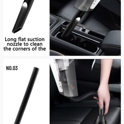 Máy Hút Bụi Đa Chức Năng 4 Trong 1 Cho Xe Hơi LY-8801 120W 12V Có Đồng Hồ Đo Áp Suất Cực Mạnh