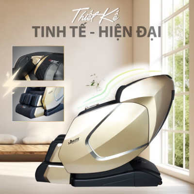 [ Sankito S-70 ] Ghế massage cao cấp toàn thân S70, LS-599 sở hữu con lăn 5D thế hệ mới nhất. Cho cảm giác massage chuyên sâu 90% toàn cơ thể, điều khiển bằng giọng nói Tiếng Việt.