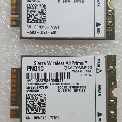 Card wwan 4G Sierra Wireless Dell DW5808e dùng cho laptop dell E5550, E7250, E7450, Venue 11 Pro - Hàng nhập khẩu
