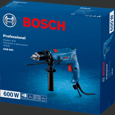 Máy khoan động lực Bosch GSB 600 600W bảo hành 12 tháng - MỚI
