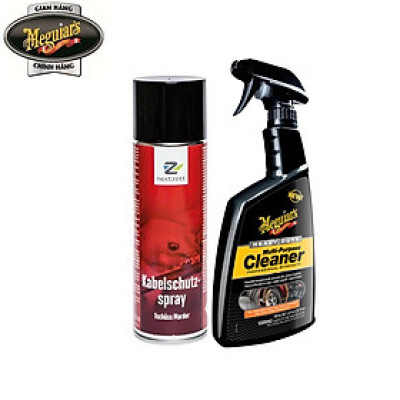 Combo Vệ sinh đa năng & Xịt chống chuột cắn dây điện khoang máy xe hơi (2SP), CB2404