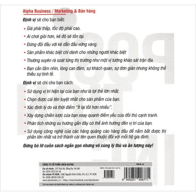 Định Vị - Cuộc Chiến Giành Tâm Trí Khách Hàng - ALP