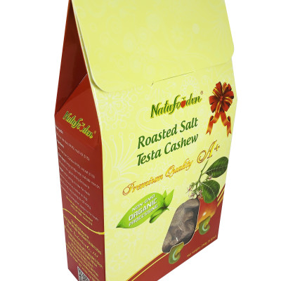 Hạt Điều Lụa Rang Muối Cao Cấp A+ Ngon | Hộp quà tăng 250g Naturfoodvn