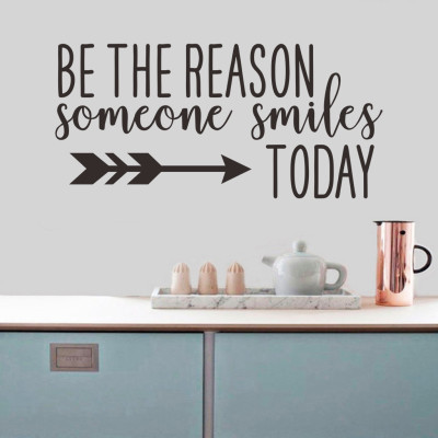 Decal dán tường Be the reason ( 27 x 56 cm)