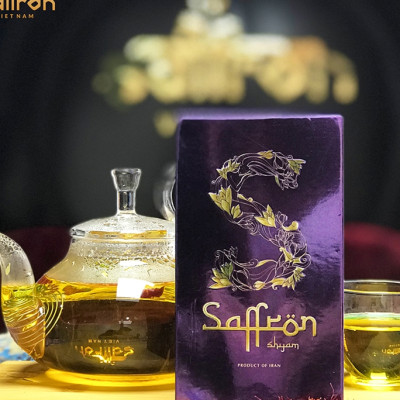 [Bộ quà Tặng Sức Khỏe] Nhụy Hoa Nghệ Tây Saffron Salam 1Gr Tặng Kèm Mật ong Ngâm Saffron
