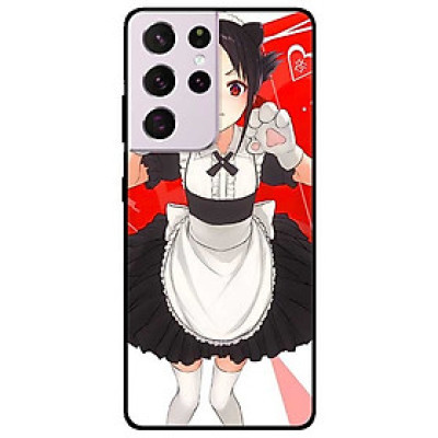 Ốp lưng dành cho Samsung Galaxy S21 Ultra mẫu Cô Gái Mèo