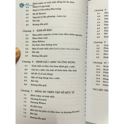 Sách Bài giảng số học dành cho học sinh, giáo viên chuyên toán - Dương Thái Bảo