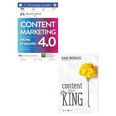 Combo Content Đúng Là King + Content Marketing Trong Kỷ Nguyên 4.0 (Bộ 2 Cuốn)