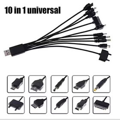 DÂY SẠC CHIA 10 ĐẦU CẮM CỔNG USB THUẬN TIỆN CHO MỌI GIA ĐÌNH