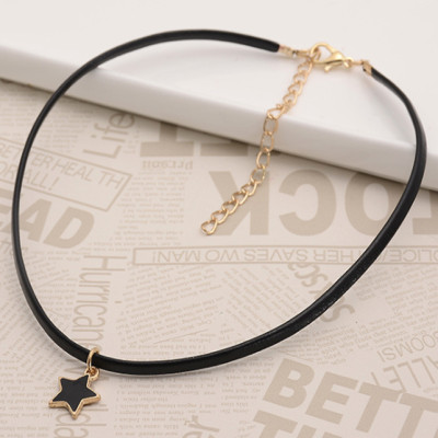 Vòng cổ choker tattoo V71 đính sao đen