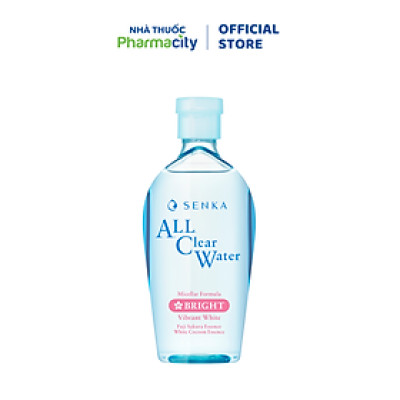Nước tẩy trang dưỡng trắng da Senka A.L.L Clear Water (230ml)